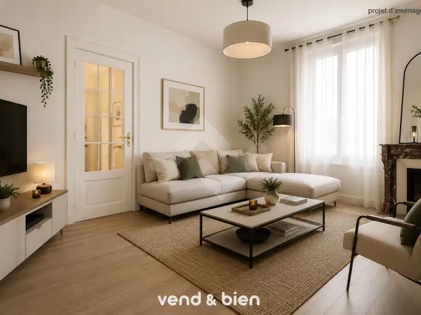 Maison T4 de 96 m2 avec jardin, proche du centre-ville de Re