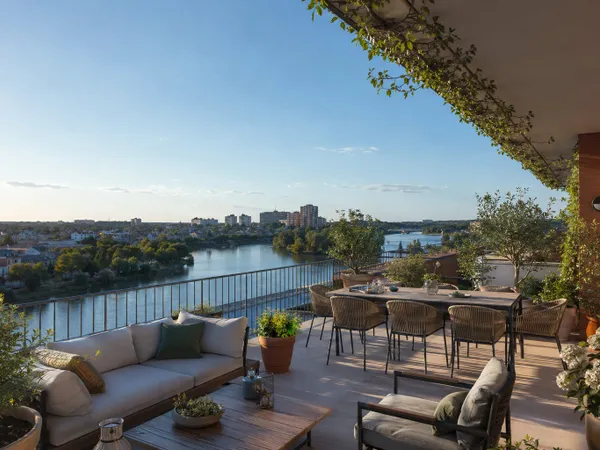 Appartement Toulouse 4 pièces de 91m² + 43m² de Terrasses + 2 Parkings sous-sol ! CROIX-DE-PIERRE