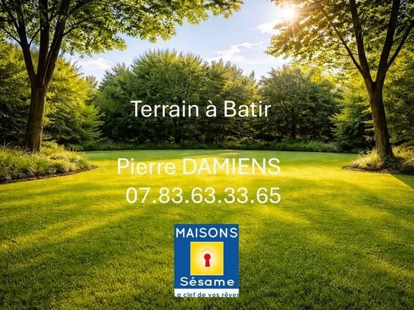 Terrain à bâtir de 320 m² à LES CHAPELLES-BOURBON (77)