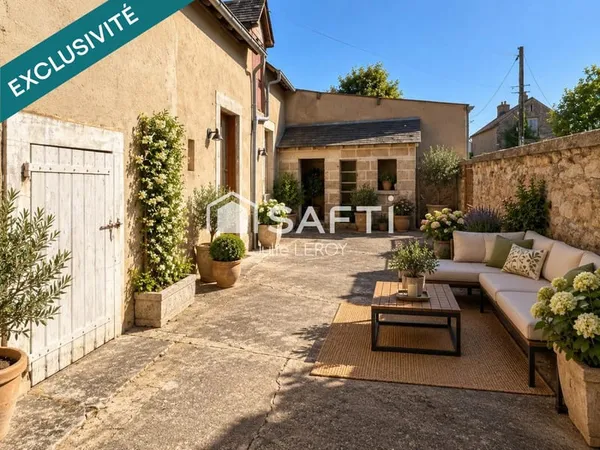 Charmante maison de 100 m² avec jardin, garage et atelier à Parennes (72140)