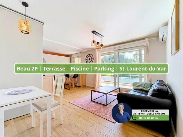 Appartement 2P à vendre à Saint-Laurent-Du-Var (06700)