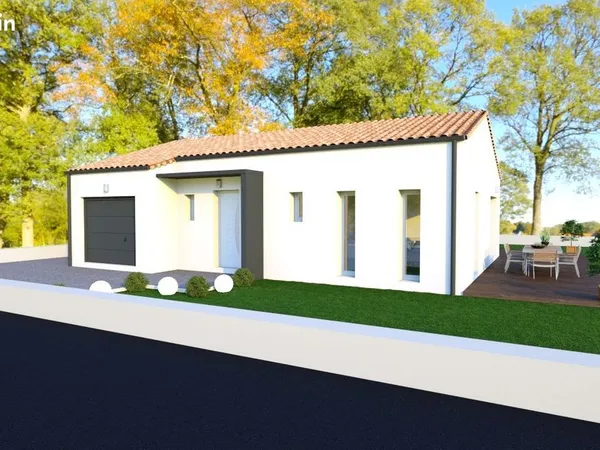 Maison 3 chambres sur un terrain de 443 m² à BENET