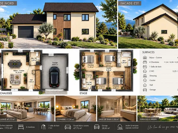 Villa 5 pièces 115 m²