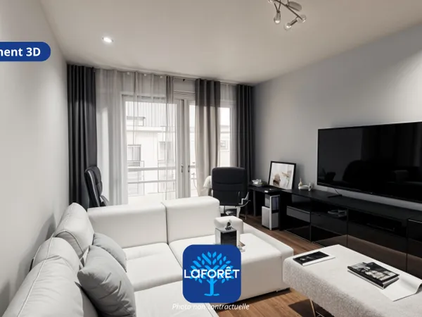 Appartement 2 pièces 49 m²