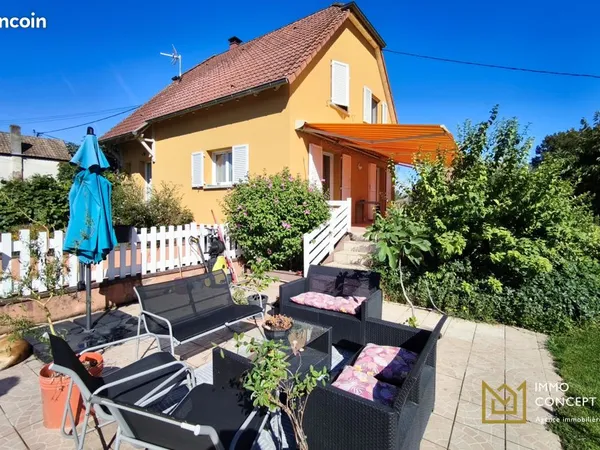 Maison individuelle - 141 m² - Terrain de 591 m² - 4 chambres - Sous-sol