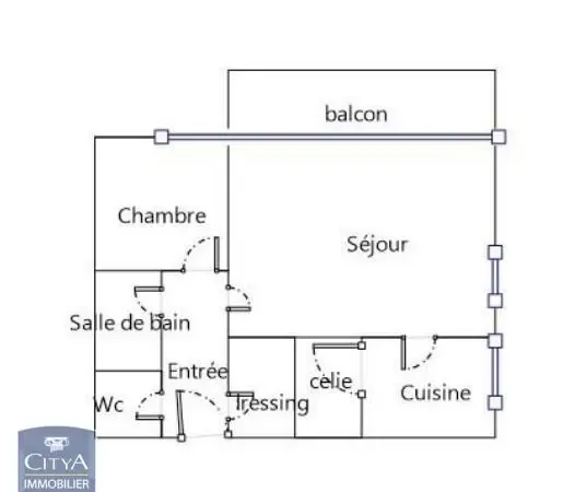 Appartement 2 pièces 50 m²
