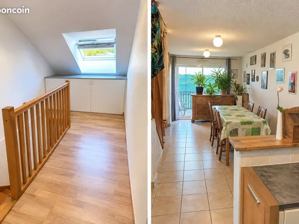 Duplex loué avec terrasse et parking