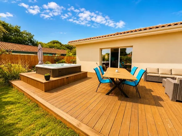 Maison contemporaine de 120 m2 - 4 chambres - Terrain de 517