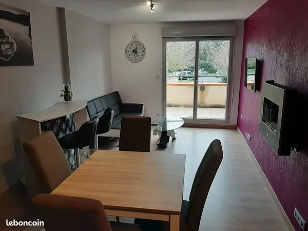 Appartement de 2 pièces meublé T.B.E