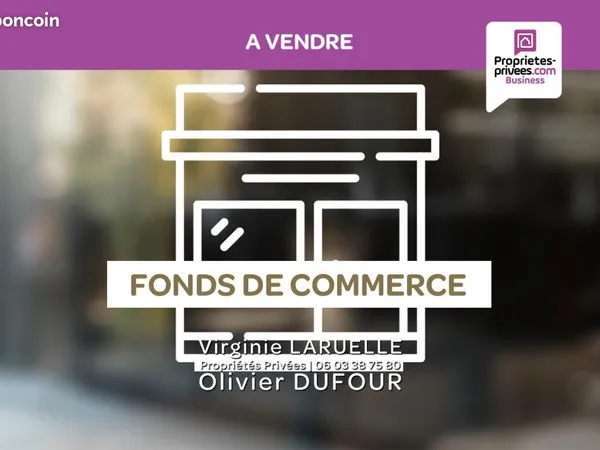 Fonds de commerce bar, brasserie, jeux 60 m²