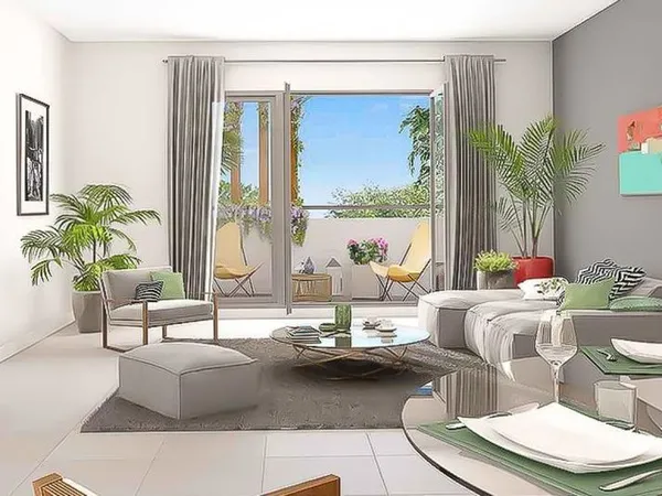 2 PIÈCES de 41m²