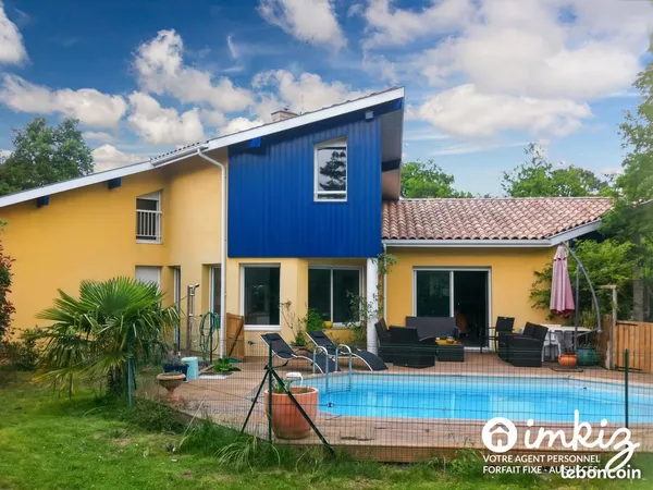 Rare - maison avec piscine + terrain constructible