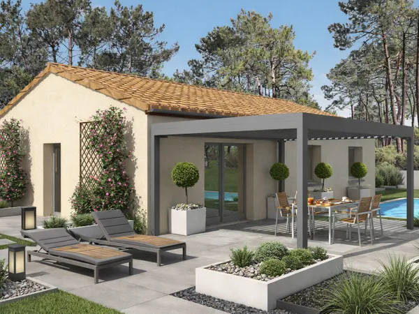 Terrain + maison 83 m²
