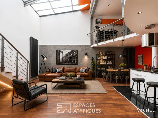 Loft avec verrière