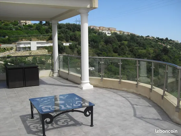 Superbe 3 Pièces Meublé Nice Ouest - Terrasse 40 m² Sud-Ouest - Calme Absolu & 3 Parkings