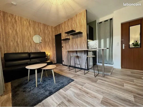 Studio meublé + parking