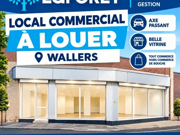 Local commercial 80 m² WALLERS