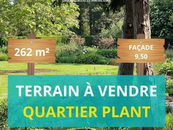 Terrain à vendre (262 m²) Quartier Plant