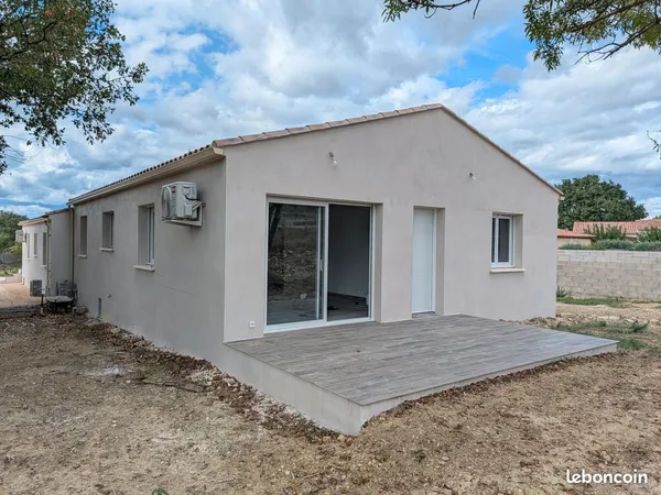 MAISON NEUVE RT 2020 - 90 m² - 3 CHAMBRES - JARDIN - GARAGE - SALINDRES