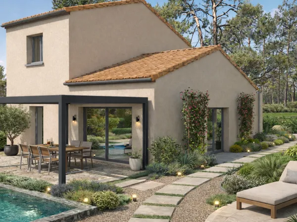 Terrain + maison 4 pièces 90 m²