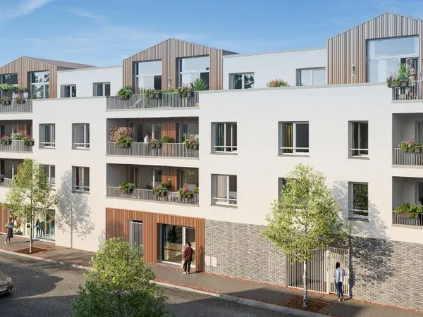 Appartement T2 à Croix avec stationnement & extérieur
