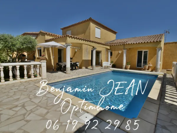 Villa familiale f5 avec piscine sans vis-à-vis dans un environnement privilégié