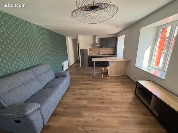 Appartement T3 meublé rénové à neuf - 70 m² - Saint-Flour