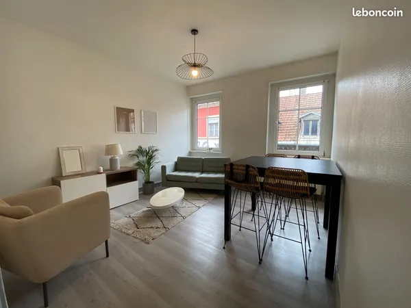 Appartement T3 lumineux au centre-ville
