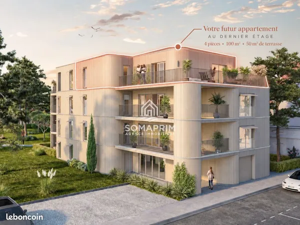 Appartement 4 pièces 100 m²