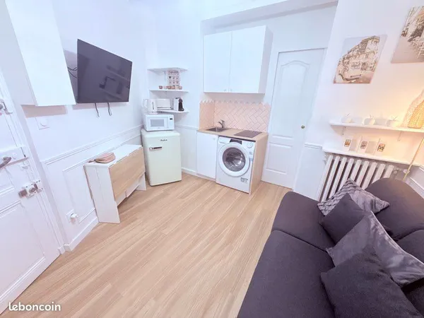 ✨Studio Cozy, Chic-Tout frais compris- quartier Passy- Tour Effeil-Neuf-Confort