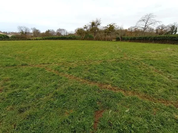 Grand terrain plat constructible