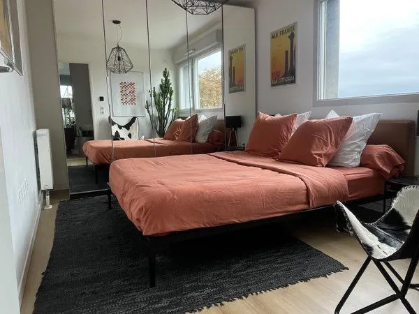 Beau 3 pièces meublé avec balcon et parking