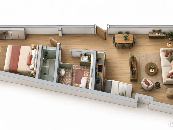 Appartement 2 pièces 30 m²