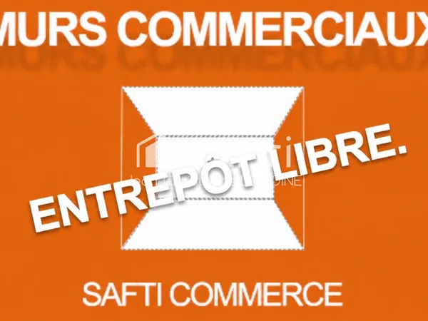 Batiment industriel 1700 m2 grande visibilité 2 ha