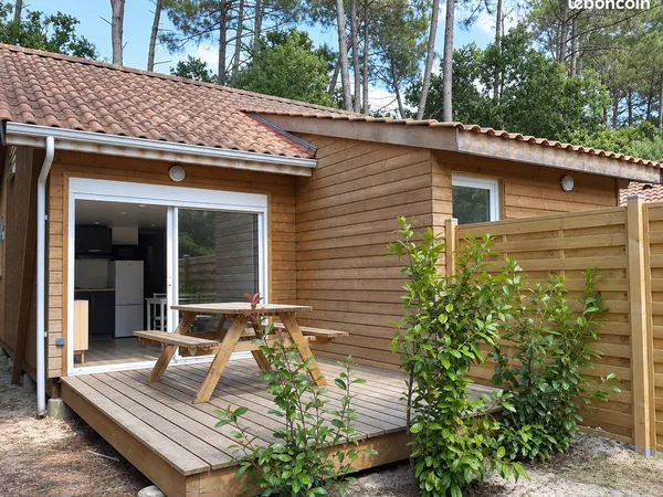 Chalet double de 76m2 (2x38m2) dans un village de vacances
