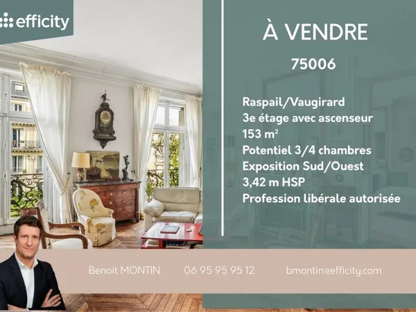 Appartement 5 pièces 155 m²