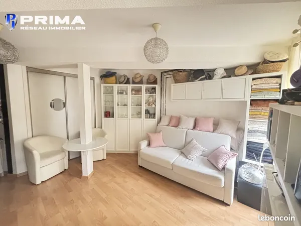 Studio 1 pièce 22 m²