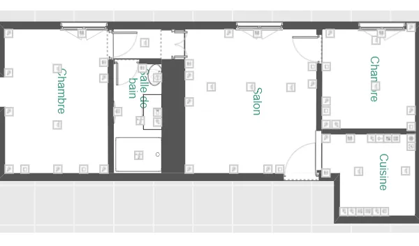 Appartement 38m2, 2 chambres, entièrement refait, meublé et équipé à neuf. Métro Strasbourg St Denis