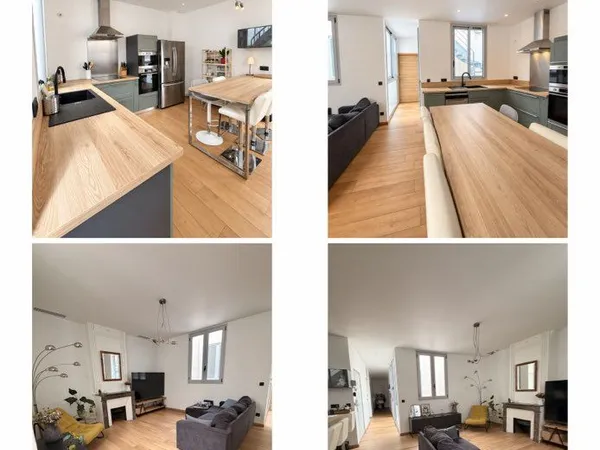 Bordeaux centre - Appartement rénové de 100 m², 3 chambres et toit-terrasse