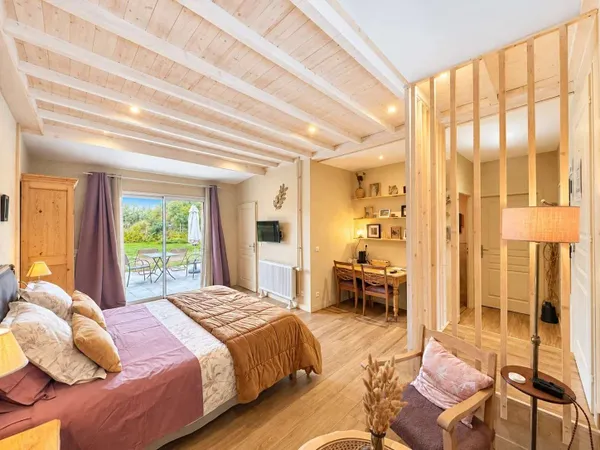 Chambres d'hôtes Nord Isère, terrain 3,8ha
