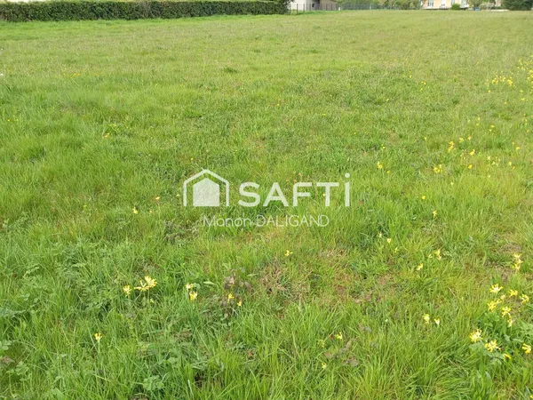Terrain en individuel 1075 m²