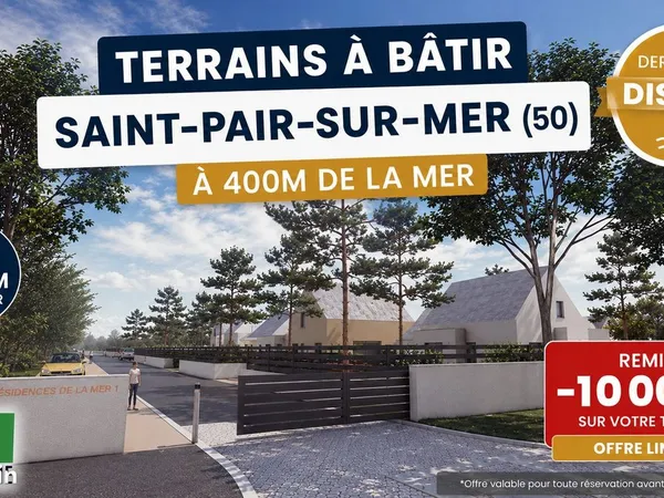 Terrains à bâtir SAINT PAIR SUR MER