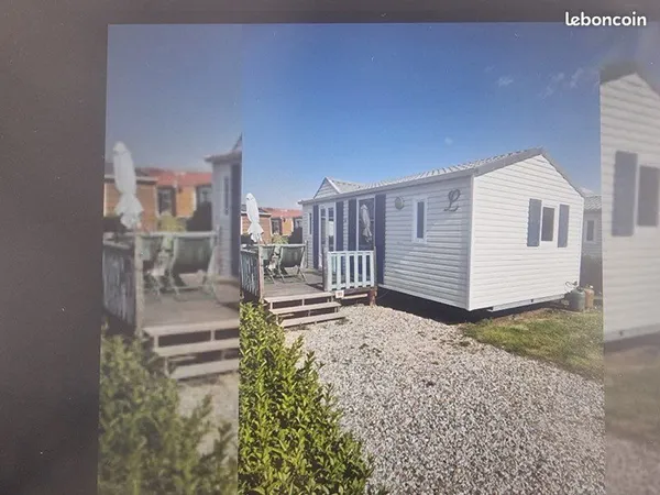 Mobilhome sur camping