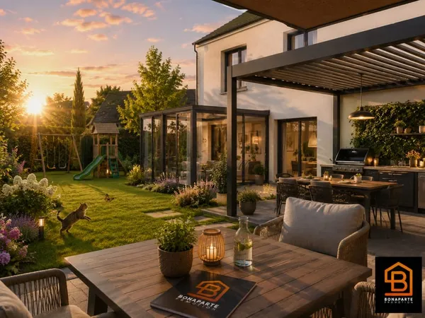 BRS ANDILLY MAISON 5 PIECES 95M² AVEC GARAGE ET JARDIN
