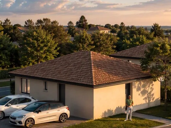 Saint bueil, à vendre une maison de plain pied de 52m2 à construire sur 180m2 de terrain