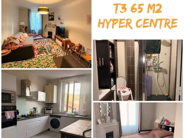 Appartement T3 de 65 m²