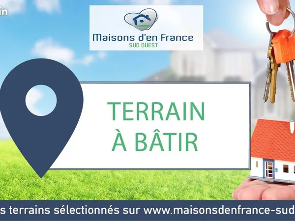 Terrain à bâtir de 560 m² à VIELLE-SAINT-GIRONS (40)