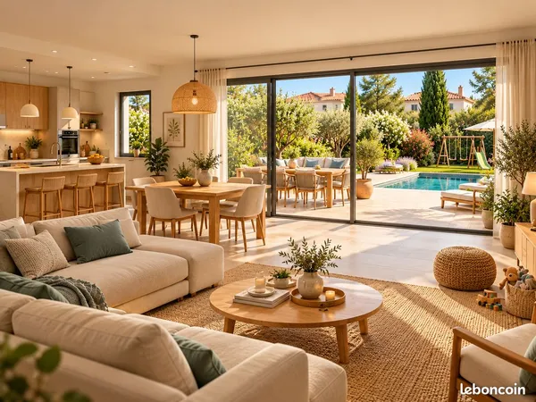 Projet maison 3 chambres avec terrain de 555 m² - Bélarga