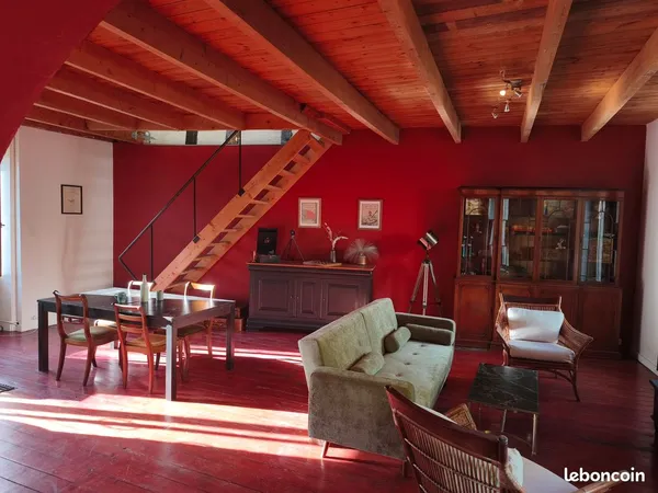 Maison de ville - Quimperlé - Coeur de basse ville - Entièrement meublée - Bail mobilité