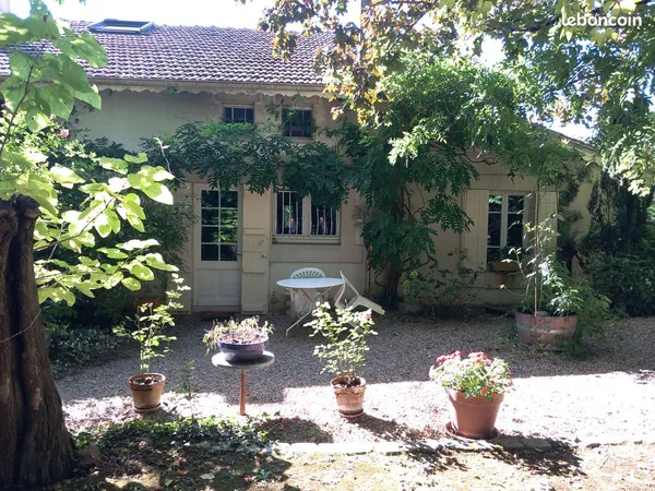 T2 plain pied (1chambre) spacieux sur jardin